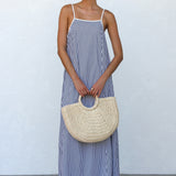 Wendy Maxi Dress BLACK STRIPE