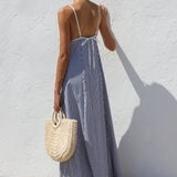 Wendy Maxi Dress BLACK STRIPE