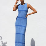 Cecilia Maxi Dress BLUE