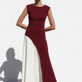 Mayci Maxi Dress BURGUNDY