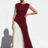 Mayci Maxi Dress BURGUNDY