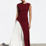 Mayci Maxi Dress BURGUNDY