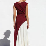 Mayci Maxi Dress BURGUNDY
