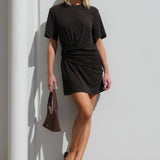 Esme Mini Dress LEOPARD