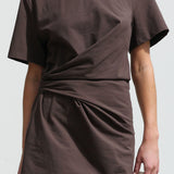 Esme Mini Dress CHOCOLATE
