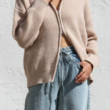 Heidi Knit Cardigan BEIGE