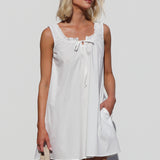 Delaney Mini Dress WHITE