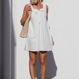 Delaney Mini Dress WHITE