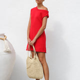 Leigh Mini Dress RED