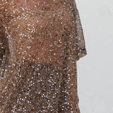 Imelda Sequin Top BRONZE