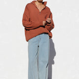 Natasha Knit Sweater CHESTNUT