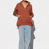 Natasha Knit Sweater CHESTNUT