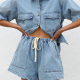 Taylor Denim Set BLUE DENIM
