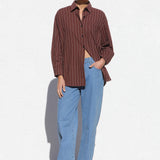 Maria Shirt CHOCOLATE