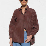 Maria Shirt CHOCOLATE