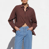 Maria Shirt CHOCOLATE