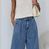 Greer Denim Short BLUE