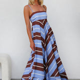 Bailey Dress BLUE/BROWN