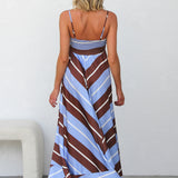 Bailey Dress BLUE/BROWN