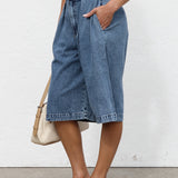 Greer Denim Short BLUE