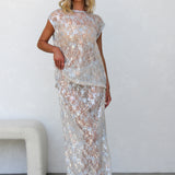 Vivienne Sequin Lace Top