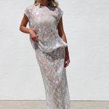 Vivienne Sequin Lace Top