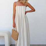 Leesa Maxi Dress BEIGE