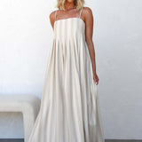 Leesa Maxi Dress BEIGE