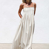 Leesa Maxi Dress BEIGE