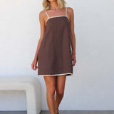 Paige Mini Dress BROWN