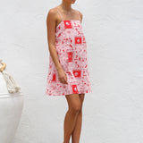 Trina Dress PINK/RED