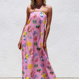 La Vita Rosa Maxi Dress