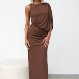 Marielle Maxi Dress CHOCOLATE