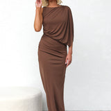 Marielle Maxi Dress CHOCOLATE