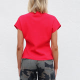 Estelle Knit Top RED