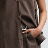 Casey Denim Set CHOCOLATE