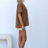 Chilli Margs Tee BROWN