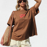 Chilli Margs Tee BROWN