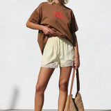 Arabella Lace Shorts YELLOW