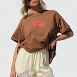 Chilli Margs Tee BROWN
