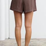 Casey Denim Set CHOCOLATE