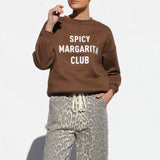 Spicy Margarita Club Sweater BROWN