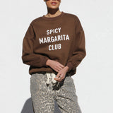 Spicy Margarita Club Sweater BROWN