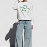 Spicy Margarita Club Sweater WHITE