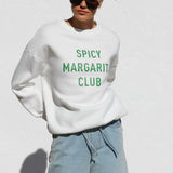 Spicy Margarita Club Sweater WHITE
