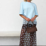 Willow Lace Top SKY BLUE