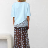 Willow Lace Top SKY BLUE