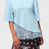 Willow Lace Top SKY BLUE
