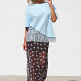 Willow Lace Top SKY BLUE