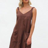 Nellina Dress BROWN